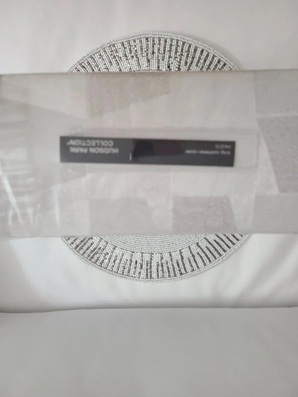 Hudson Park Facets king duvet